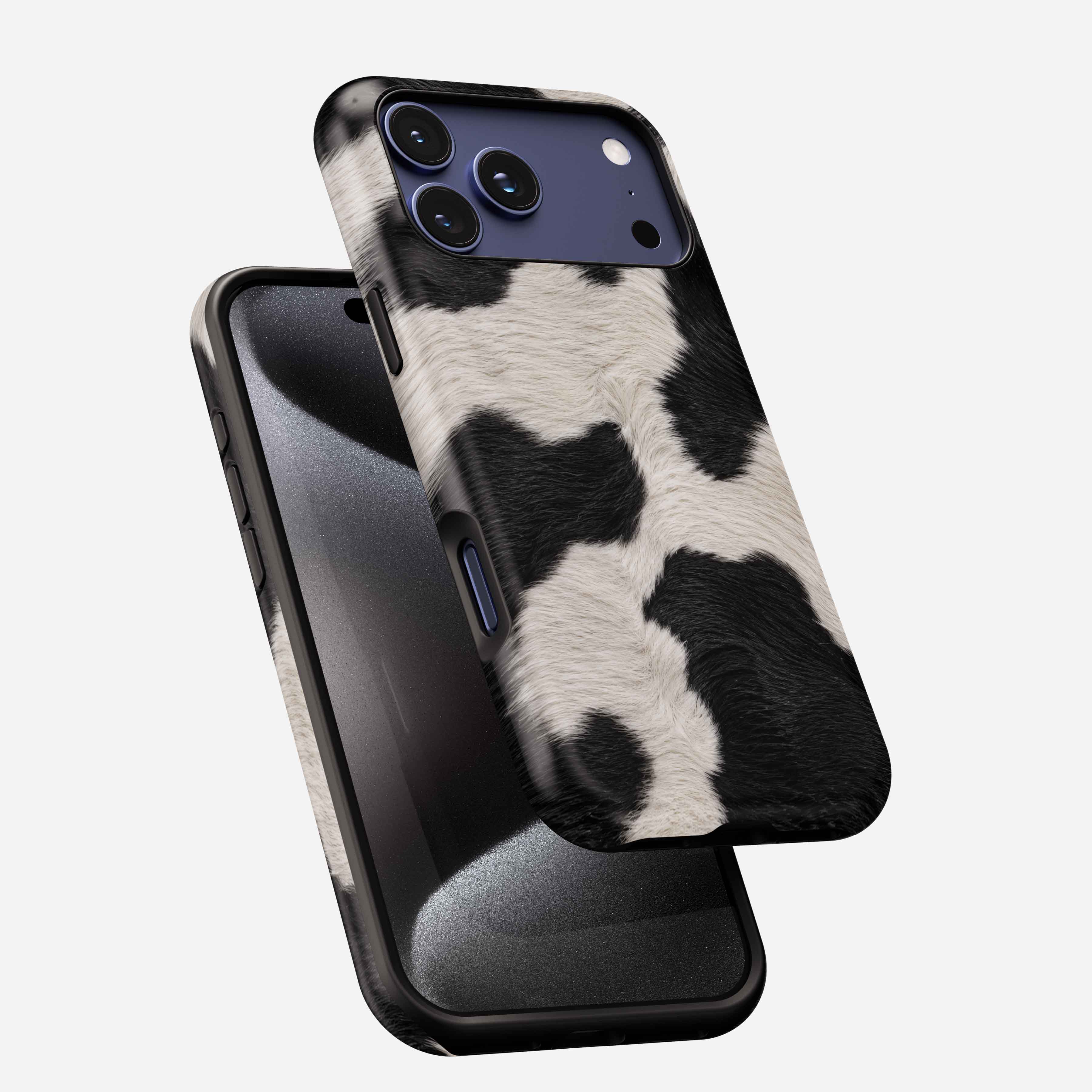 Noir Meadow – Cow Print